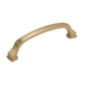 Amerock Revitalize 4 Inch Center to Center Handle Cabinet Pull, Gilded Bronze
